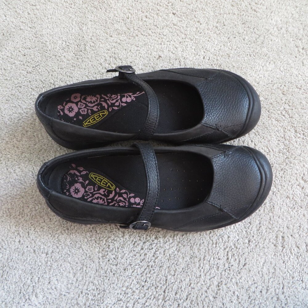 EUC Keen Womens Presidro Mary Jane shoes size 8.5 black buckle #1011432 - Picture 6 of 10